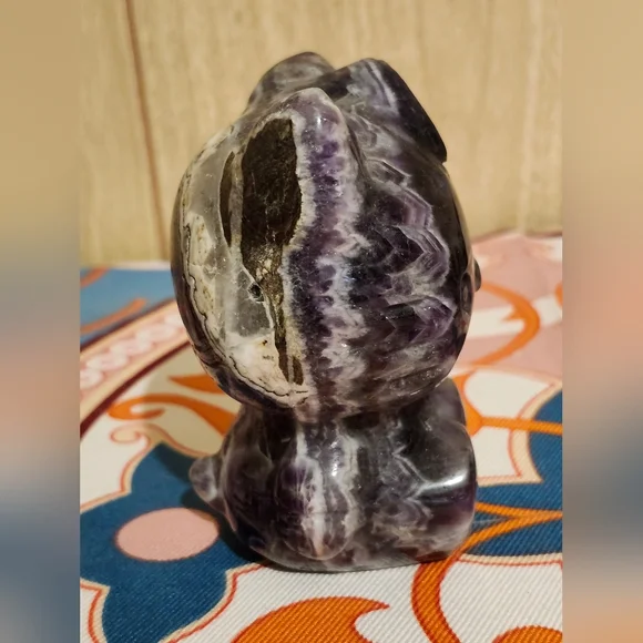 Purple Amethyst Hello Kitty Figurine